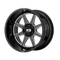 XD Series Pike 20X10 ET-18 8X165.1 125.50 Gloss Black Milled Fälg